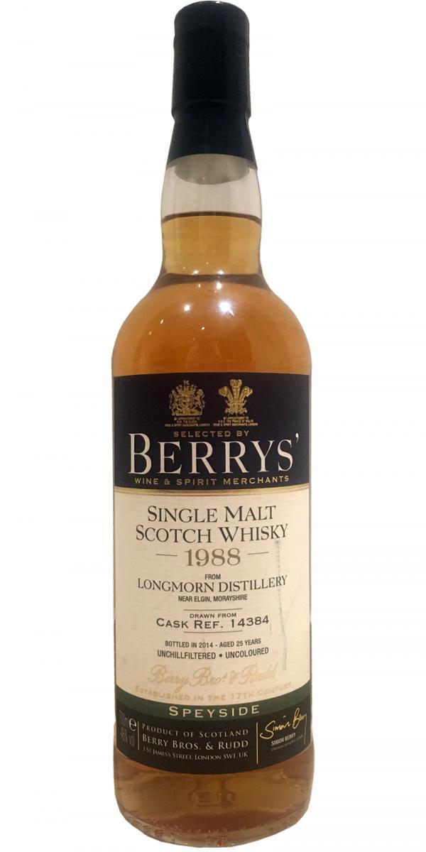 Longmorn 1988 BR Berrys'