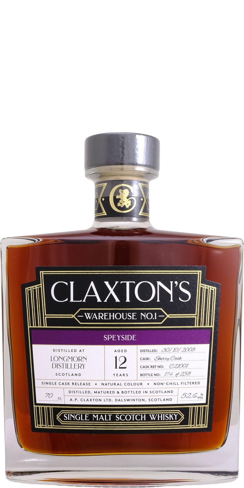Longmorn 2008 Cl Warehouse No. 1
