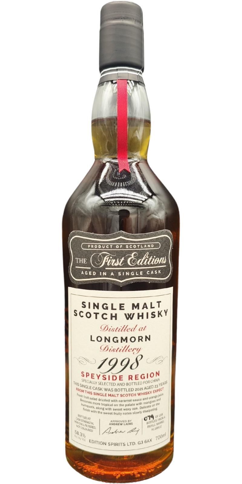 Longmorn 1998 ED The First Editions