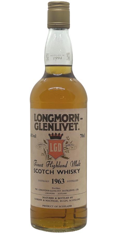 Longmorn 1963 GM Licensed Bottling