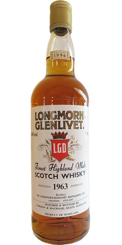 Longmorn 1963 GM Licensed Bottling