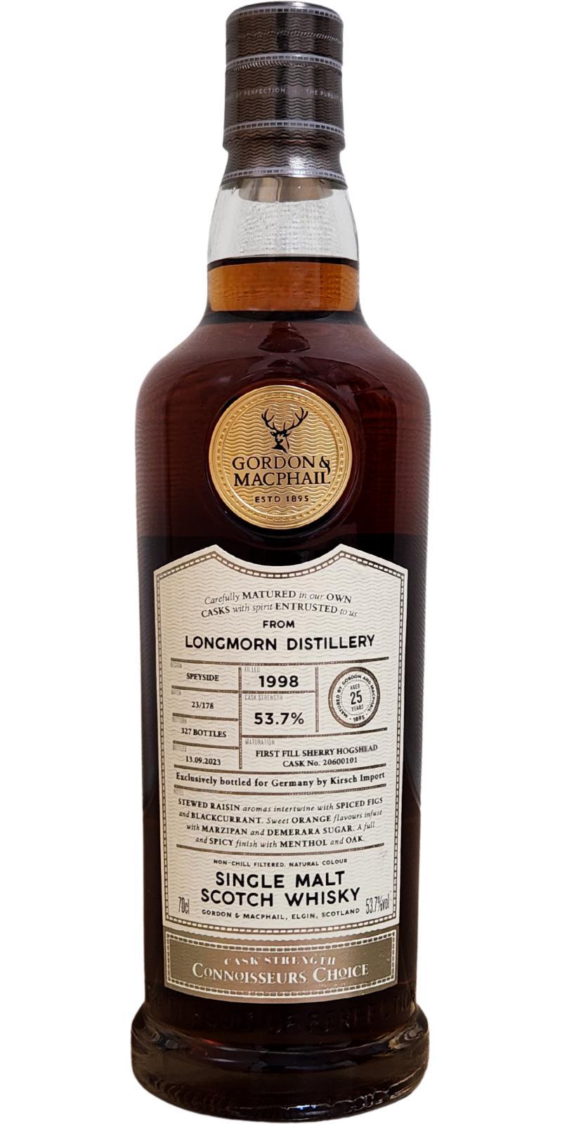 Longmorn 1998 GM Connoisseurs Choice