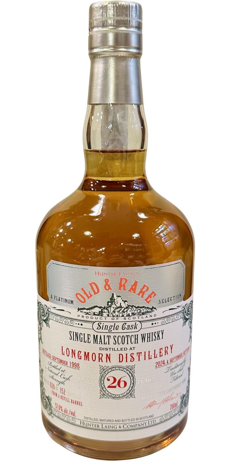 Longmorn 1998 HL Old & Rare - A Platinum Selection