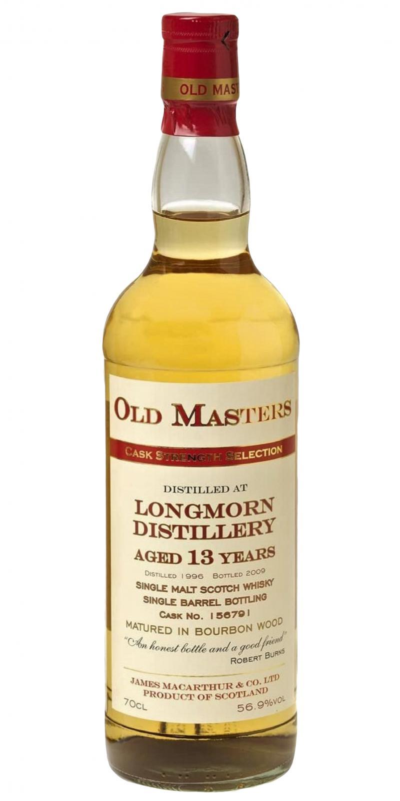 Longmorn 1996 JM Old Masters - Cask Strength Selection