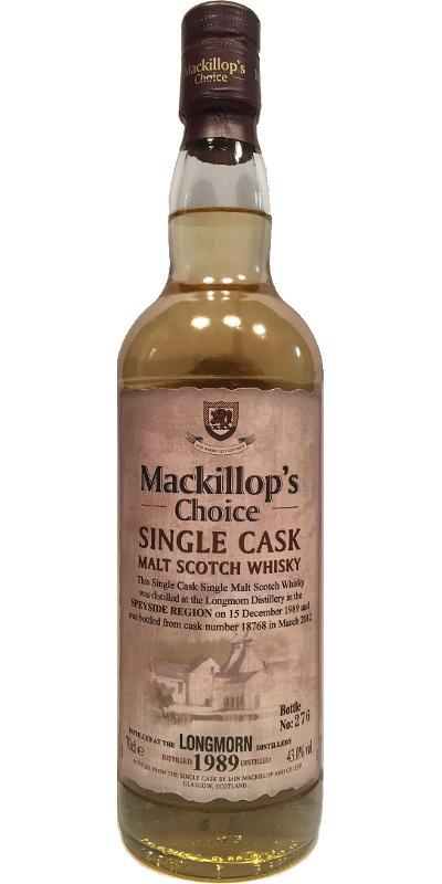 Longmorn 1989 McC Single Cask