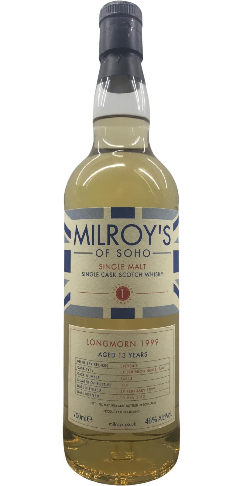 Longmorn 1999 Soh Single Cask