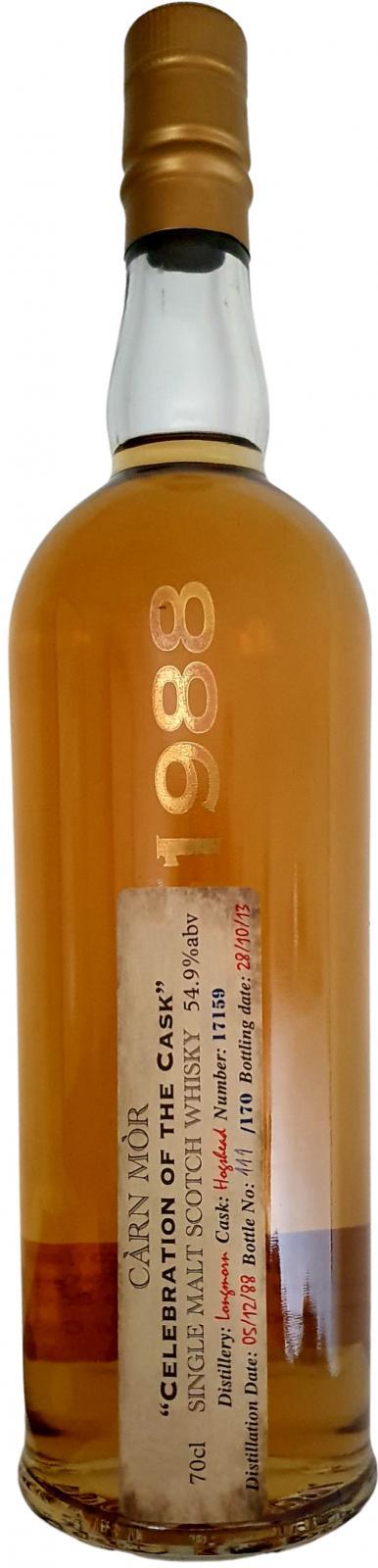 Longmorn 1988 MMcK Càrn Mòr Celebration of the Cask