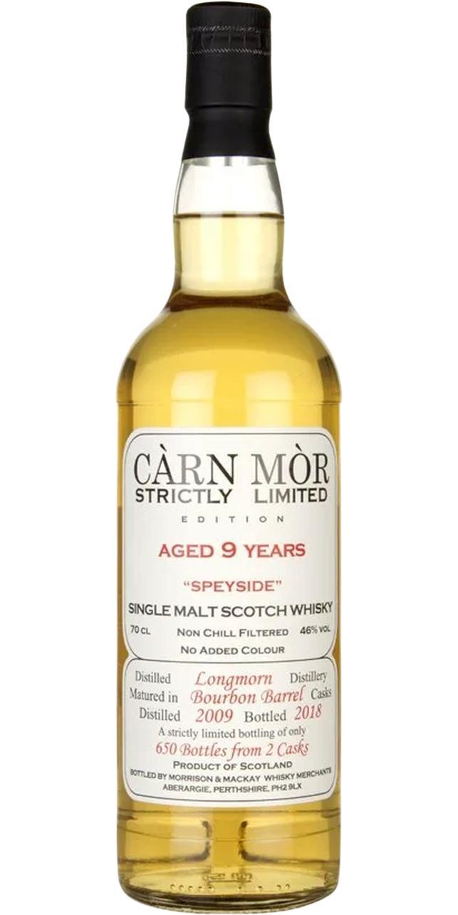 Longmorn 2009 MMcK Càrn Mòr - Strictly Limited Edition