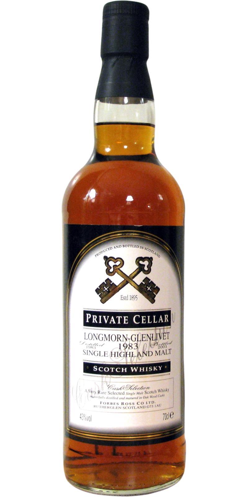 Longmorn 1983 PC Cask Selection