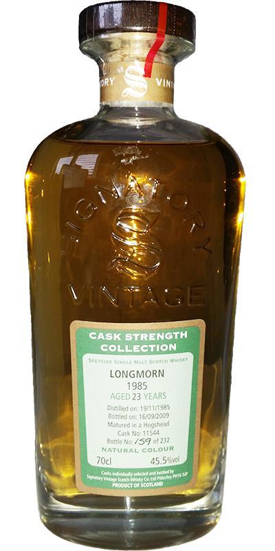 Longmorn 1985 SV Cask Strength Collection