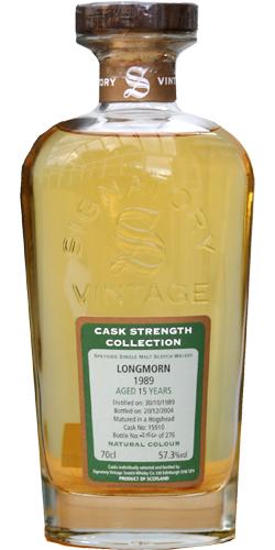 Longmorn 1989 SV Cask Strength Collection