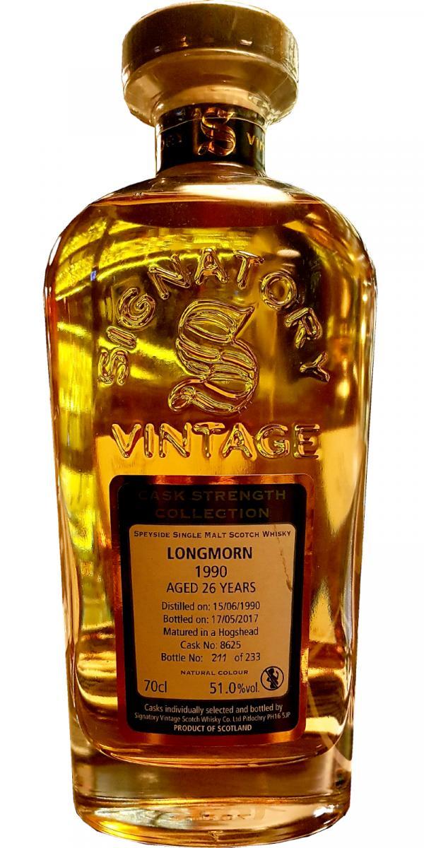 Longmorn 1990 SV Cask Strength Collection