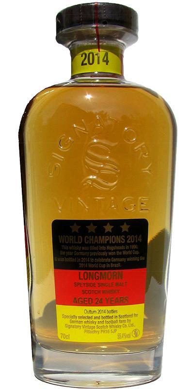 Longmorn 1990 SV Cask Strength Collection - World Champions 2014