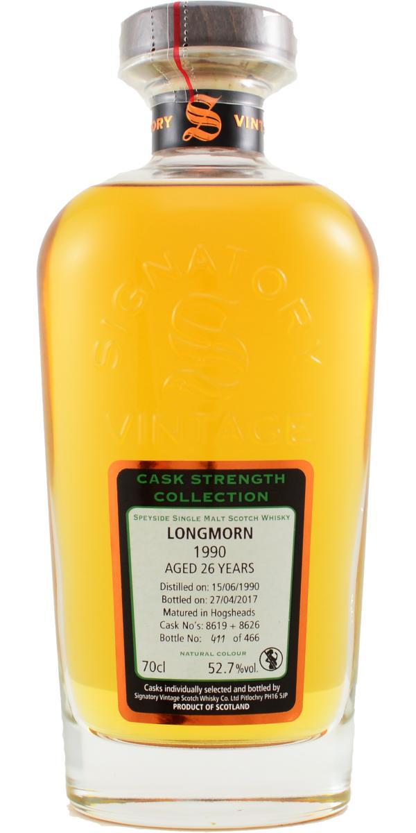 Longmorn 1990 SV Cask Strength Collection