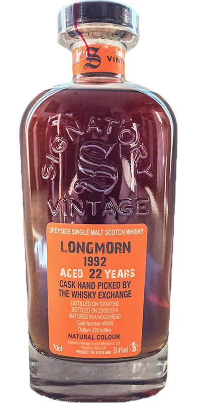 Longmorn 1992 SV Cask Strength Collection