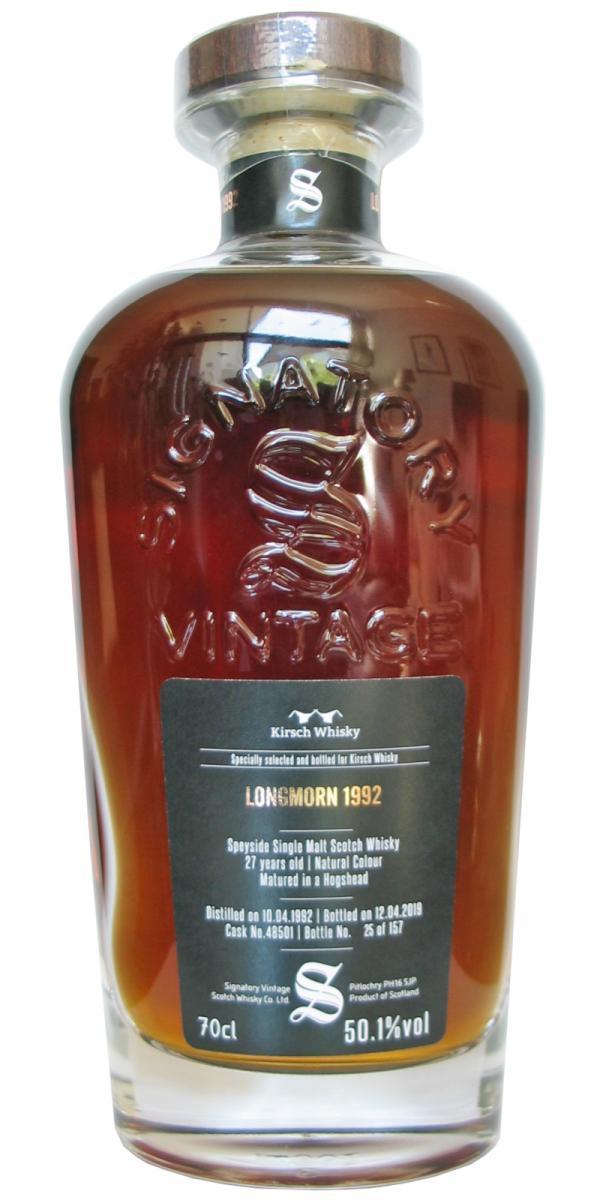 Longmorn 1992 SV Cask Strength Collection