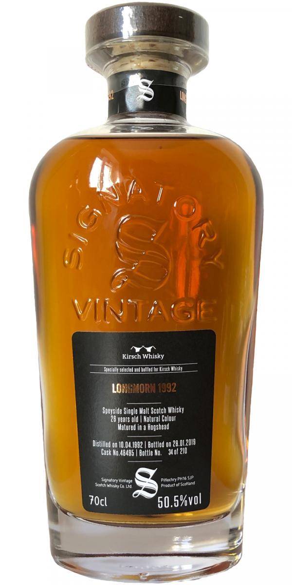 Longmorn 1992 SV Cask Strength Collection