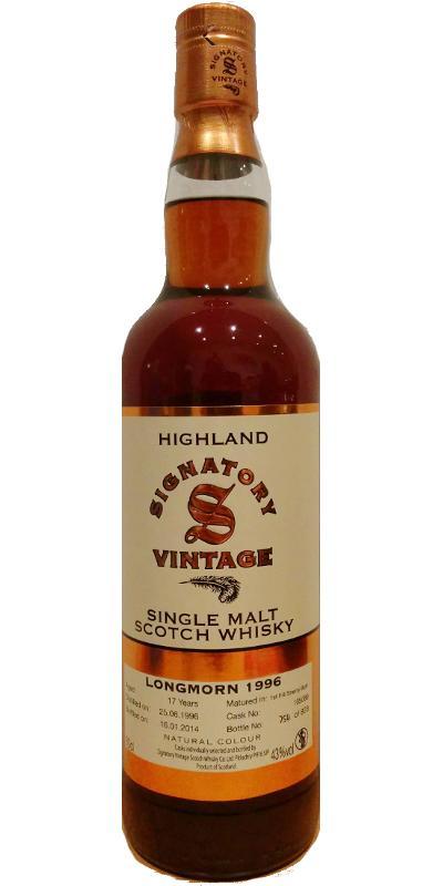 Longmorn 1996 SV Vintage Collection
