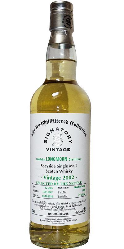Longmorn 2002 SV The Un-Chillfiltered Collection