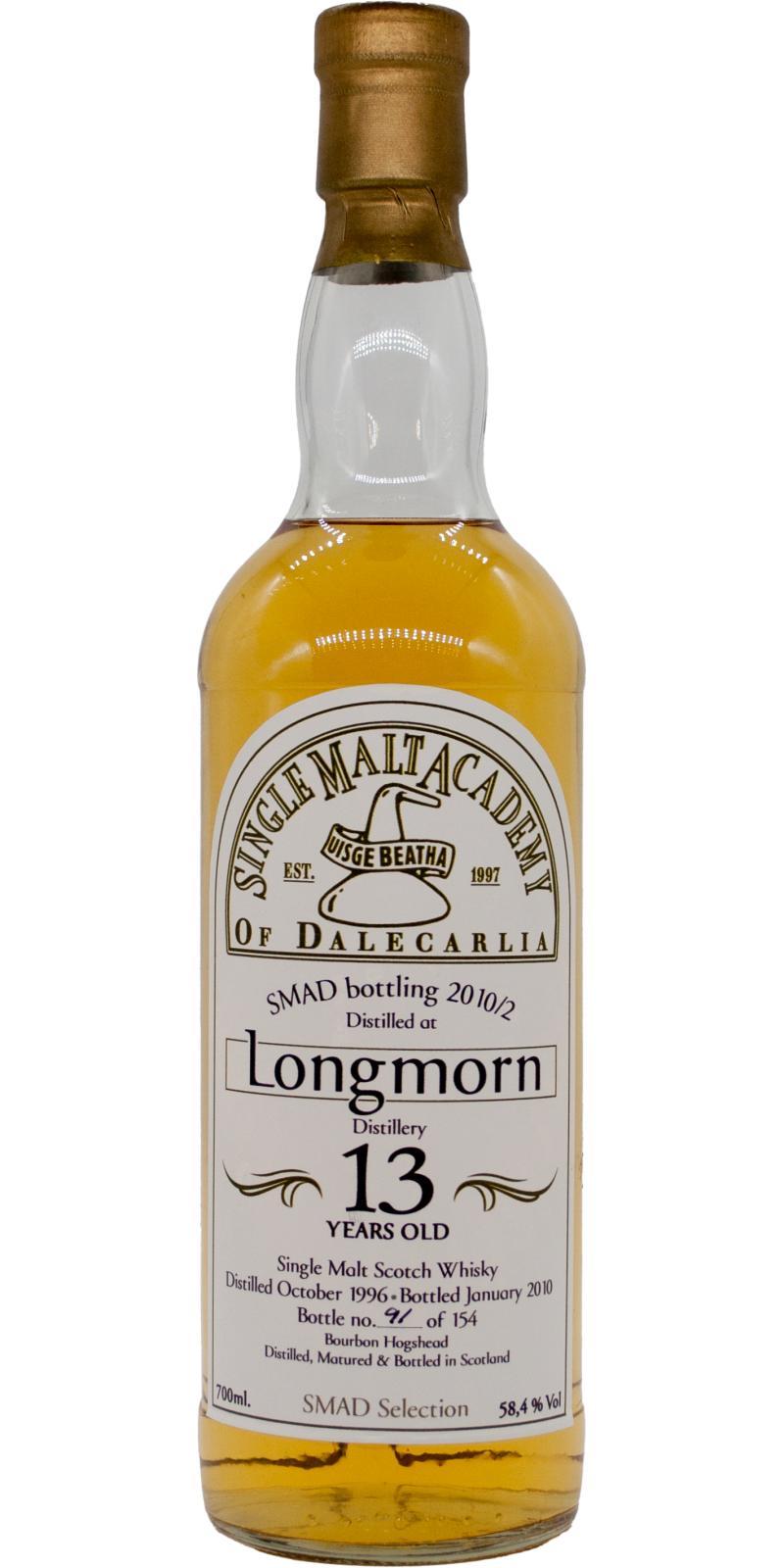 Longmorn 1996 SMAD