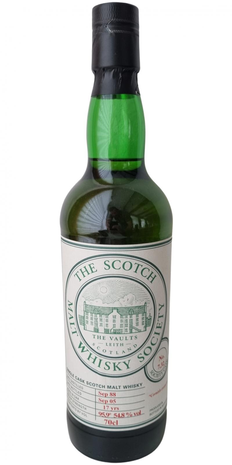 Longmorn 1988 SMWS 7.32 Cornish cream tea