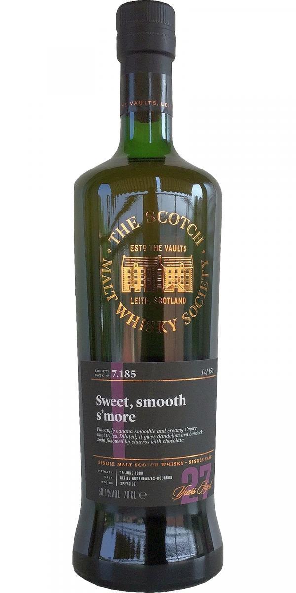 Longmorn 1990 SMWS 7.185 Sweet, smooth s'more