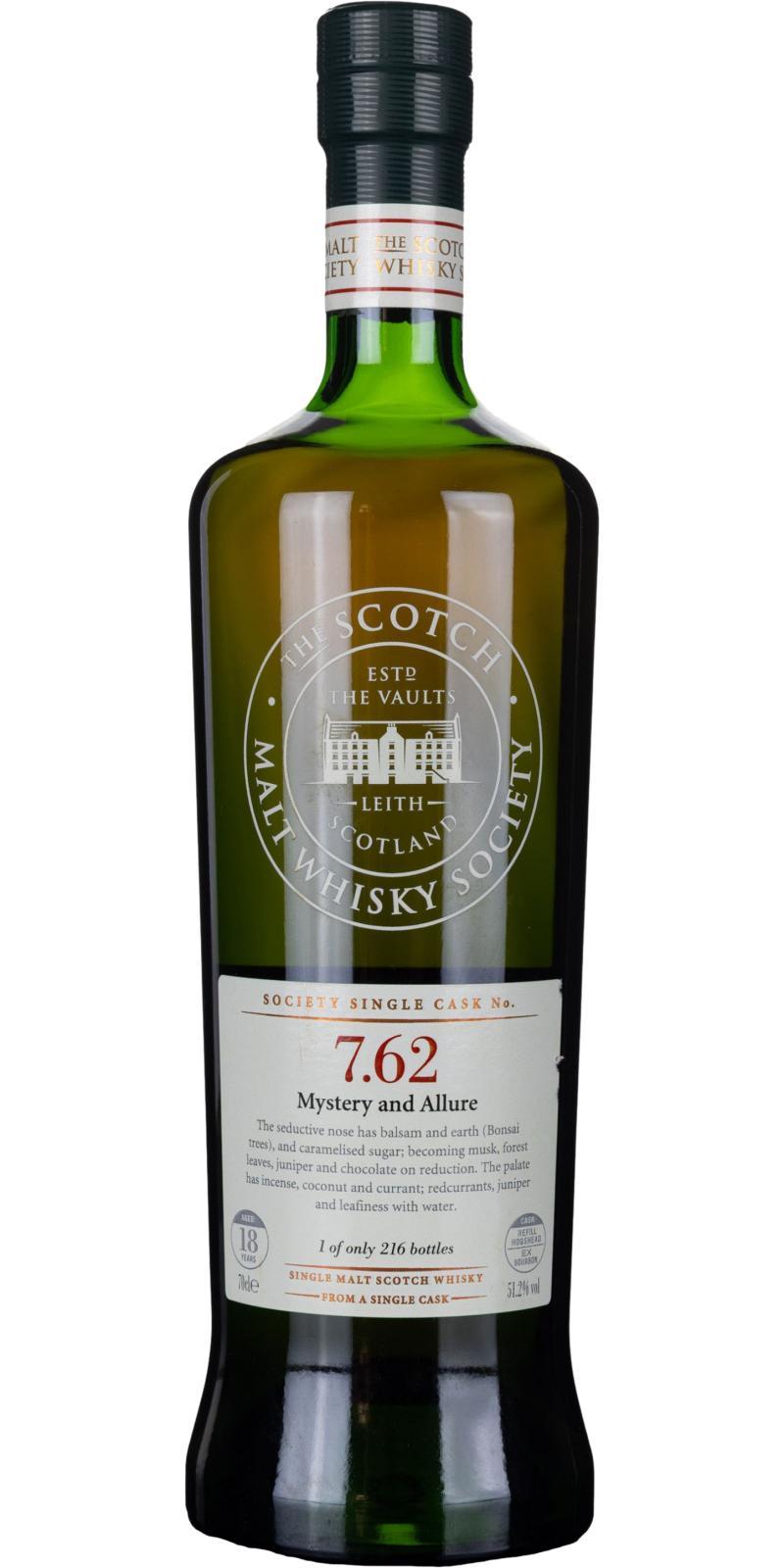 Longmorn 1992 SMWS 7.62 Mystery and Allure