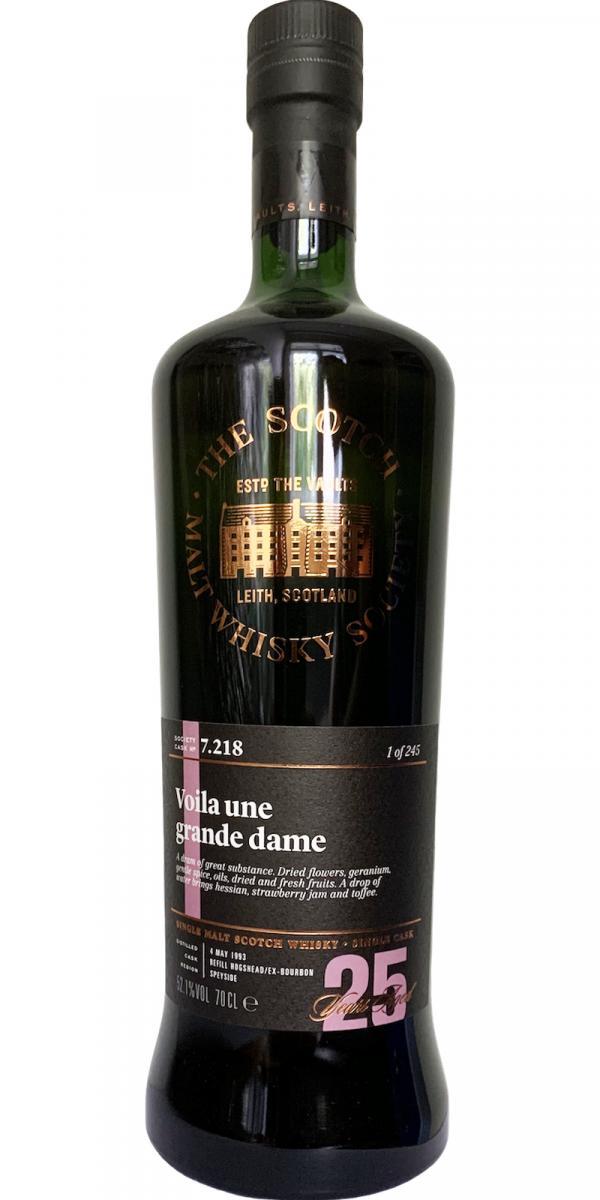 Longmorn 1993 SMWS 7.218 Voila une grande dame