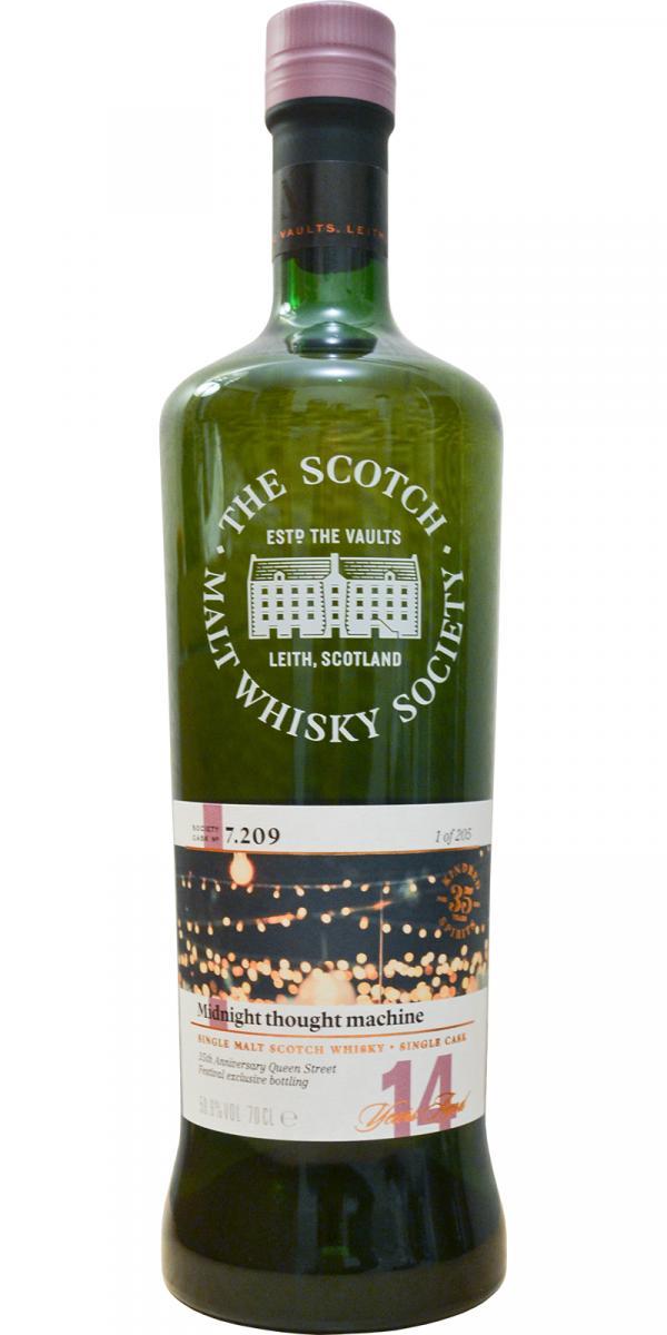 Longmorn 2003 SMWS 7.209 Midnight thought machine