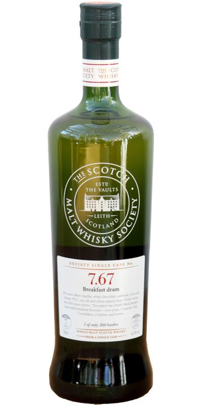 Longmorn 2003 SMWS 7.67 Breakfast dram