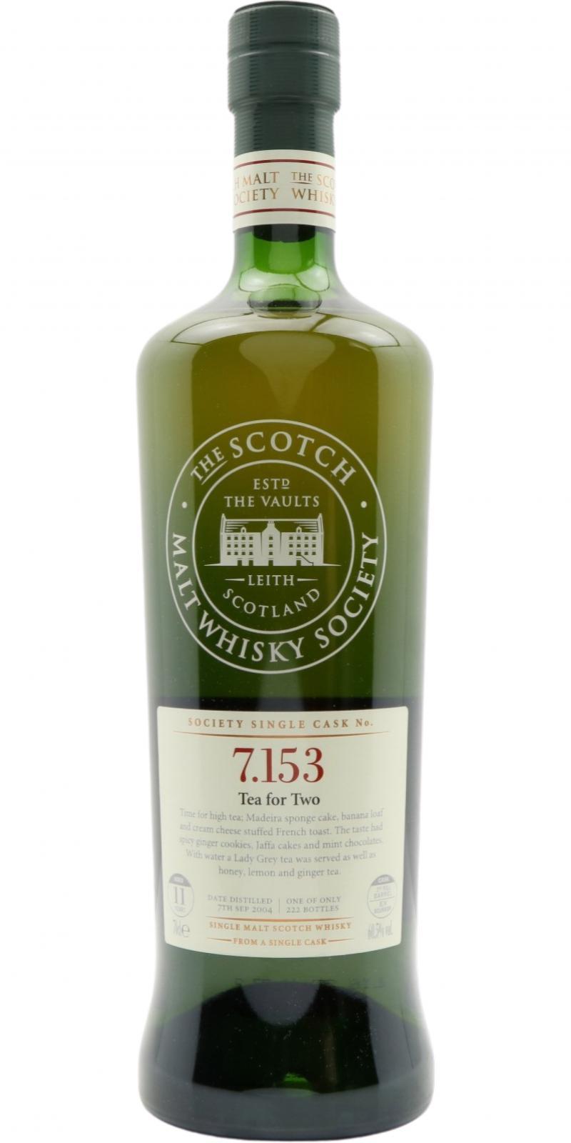 Longmorn 2004 SMWS 7.153 Tea for Two