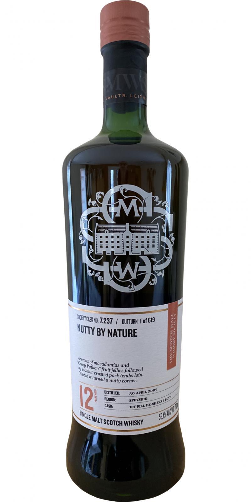 Longmorn 2007 SMWS 7.237 Nutty by nature