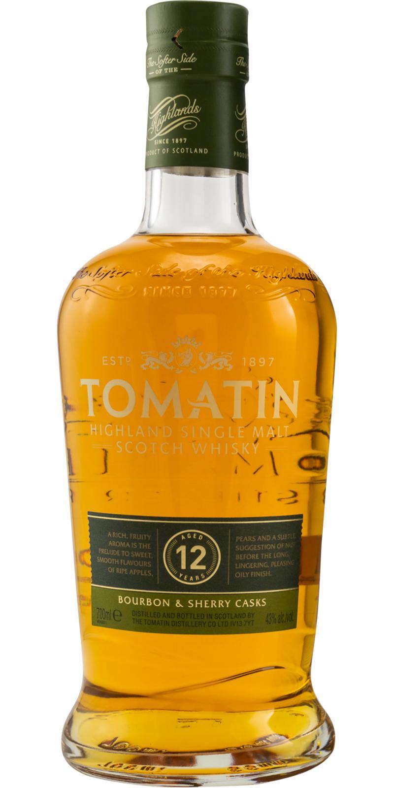Tomatin 12-year-old Bourbon & Sherry Casks