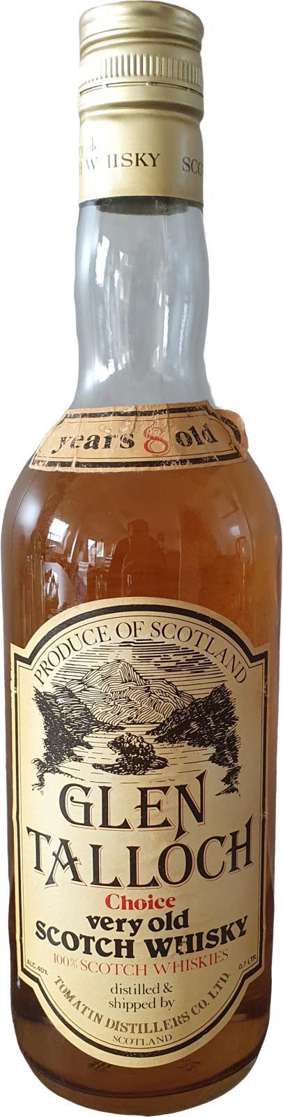Glen Talloch Choice Very Old Scotch Whisky