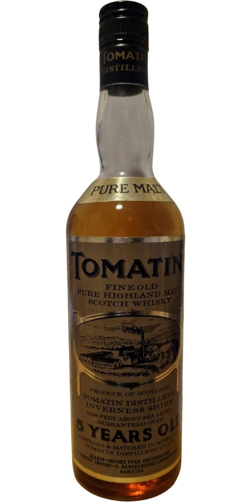 Tomatin 05-year-old Fine Old Pure Highland Malt Scotch Whisky