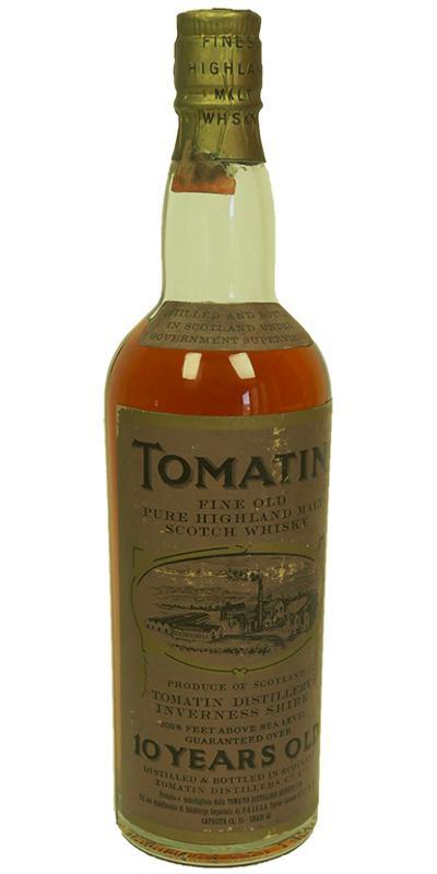 Tomatin 10-year-old Fine Old Pure Highland Malt Scotch Whisky