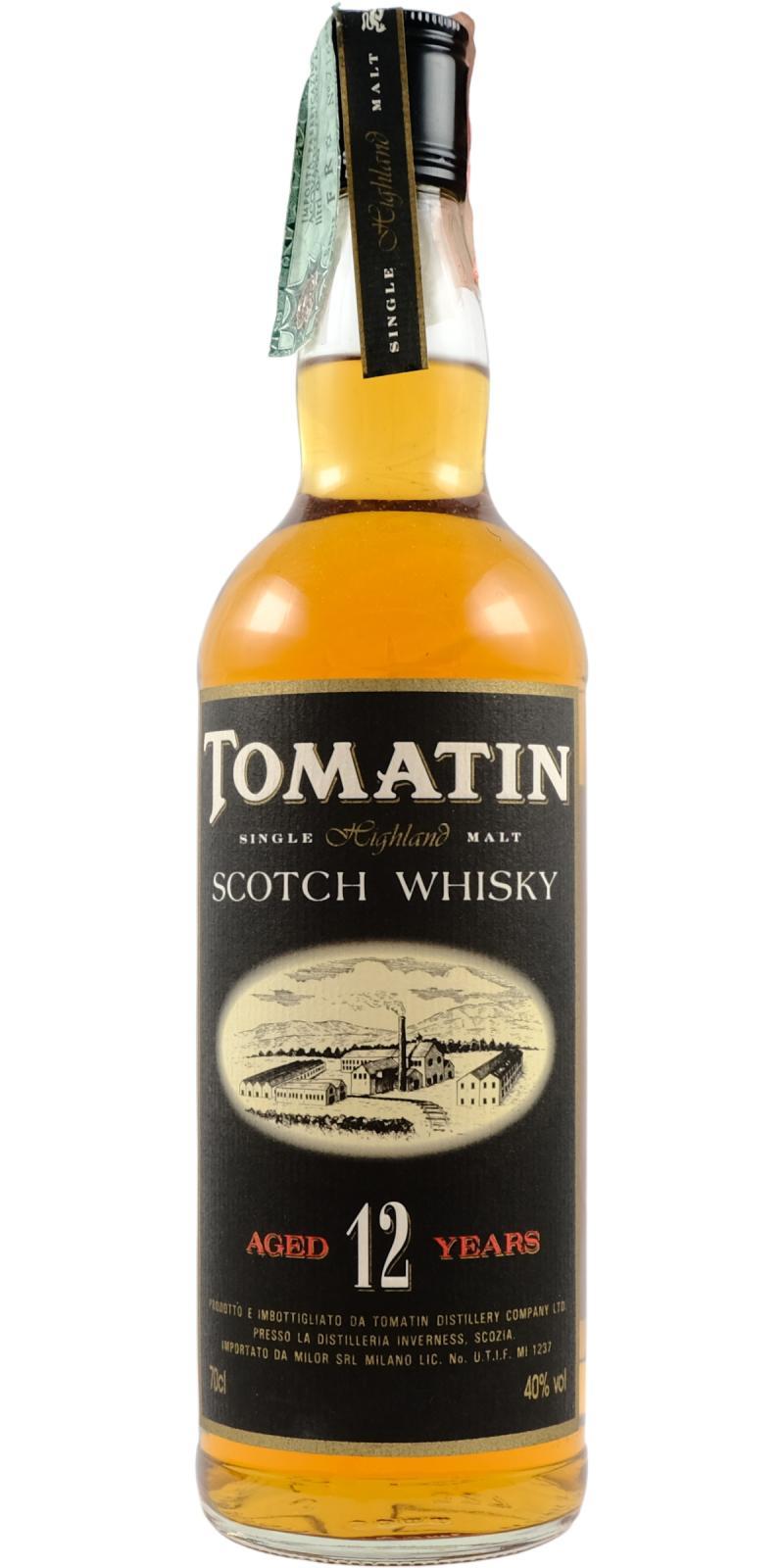 Tomatin 12-year-old Single Highland Malt Scotch Whisky