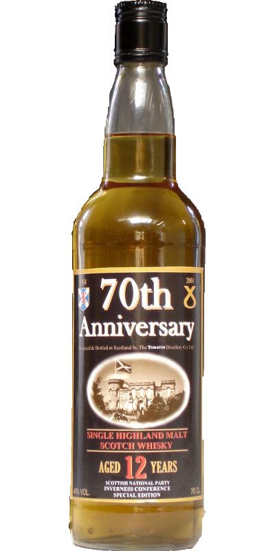 Tomatin 12-year-old 70th Anniversary of the Scottish National Party