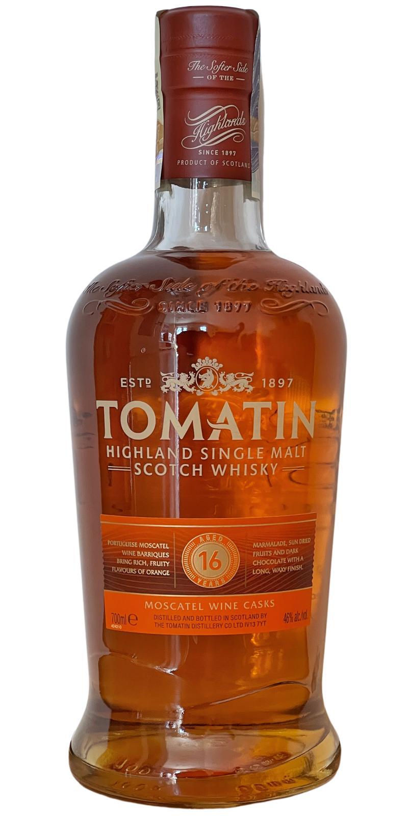 Tomatin 16-year-old Moscatel Wine Casks