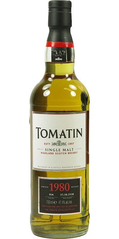 Tomatin 1980 Limited Release