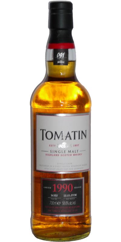 Tomatin 1990 Single Cask