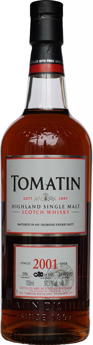 Tomatin 2001 Single Cask