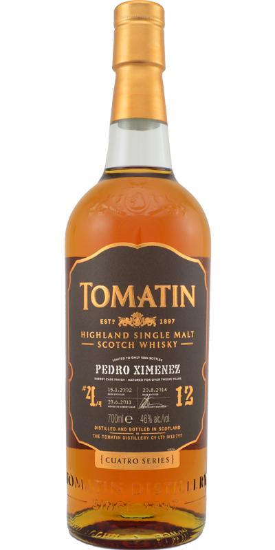 Tomatin 2002 Cuatro Series - Pedro Ximénez Sherry