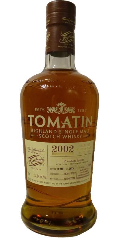 Tomatin 2002 Selected Single Cask Bottling