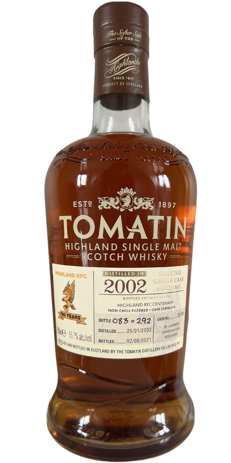 Tomatin 2002 Single Cask