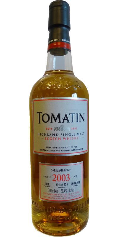 Tomatin 2003