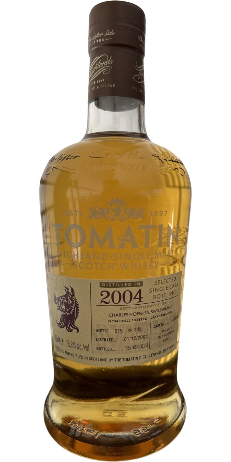 Tomatin 2004 Single Cask - Cask Strength