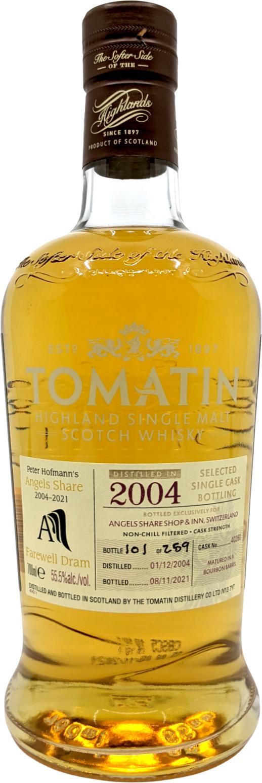 Tomatin 2004 Selected Single Cask Bottling