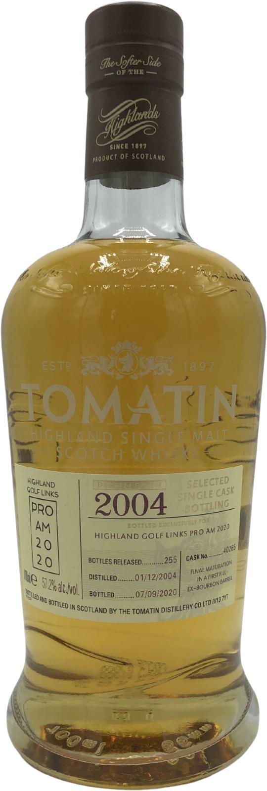 Tomatin 2004