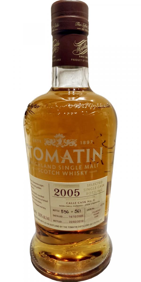 Tomatin 2005 Selected Single Cask Bottling